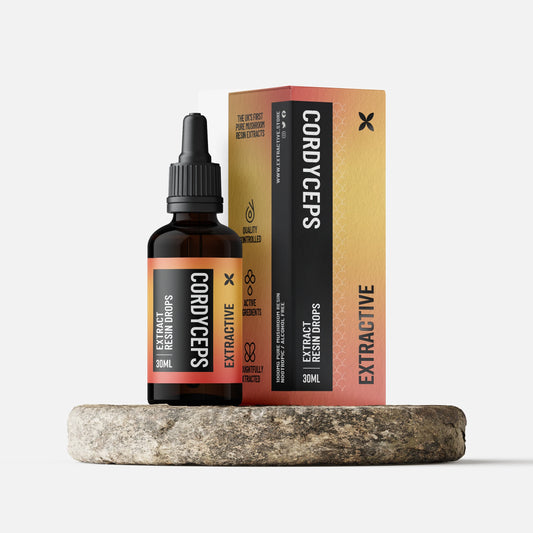 CORDYCEPS- PURE MUSHROOM RESIN EXTRACT DROPS - ALCOHOL-FREE