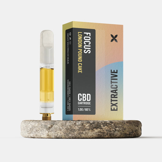 **BRAND NEW** - LONDON POUND CAKE -  CBD VAPE CARTRIDGE - 1.0G - LIMITED EDITION LINE - CANNABIS-DERIVED TERPENES- 60%+ CANNABINOIDS